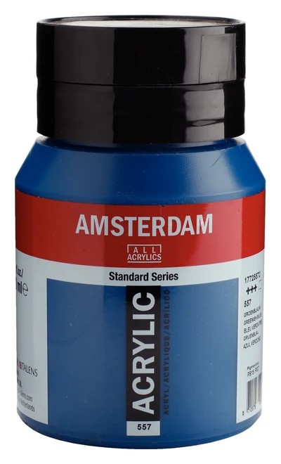 Royal Talens Amsterdam Standard akrylová barva 557 Zelenomodrá (Greenish Blue) 500 ml
