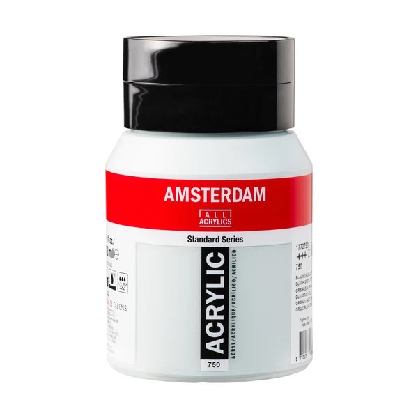 Royal Talens Amsterdam Standard akrylová barva 750 Modrošedá světlá (Blue Grey Light) 500 ml