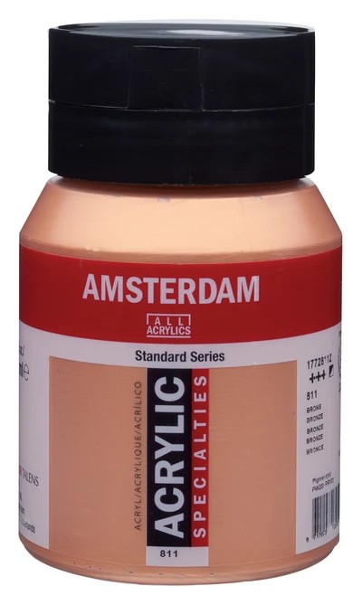Royal Talens Amsterdam Standard akrylová barva 811 Bronzová (Bronze) 500 ml