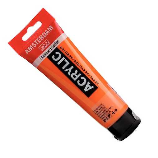  Akrylová barva Amsterdam Standard 276 Azo oranžová (Azo Orange) 120 ml