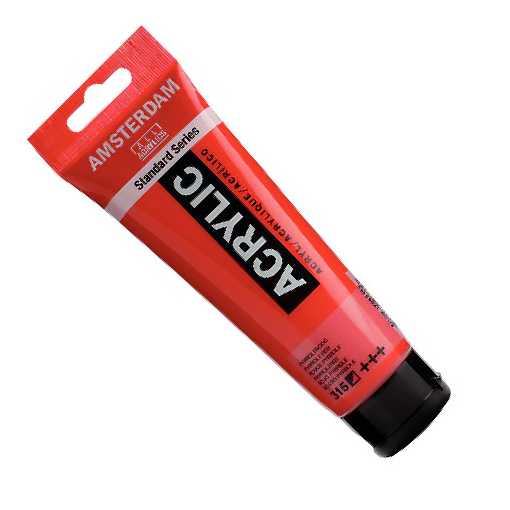  Akrylová barva Amsterdam Standard 315 Pyrrolová červeň (Pyrrole Red) 120 ml