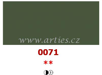 0071 Zem zelená česká-org. 20ml UMTON olejová barva