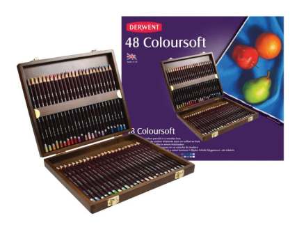 Coloursoft pastelky 48ks ve dřevěném kufříku