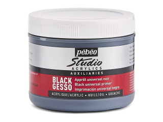 Studio Gesso černé PEBEO 500ml