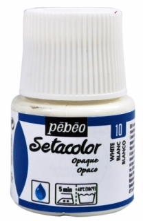 Setacolor Opaque č.10 bílá 45ml Pebeo