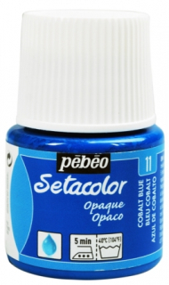 Setacolor Opaque č.11 kobaltově modrá  45ml Pebeo