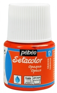 Setacolor Opaque č.12 oranžová  45ml Pebeo