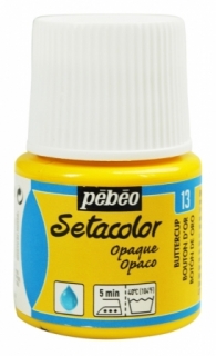 Setacolor Opaque č.13 žlutá blatouch 45ml Pebeo