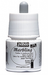Marbling mramorovací barva bílá 45ml Pebeo