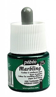 Marbling mramorovací barva smaragdově zelená 45ml Pebeo