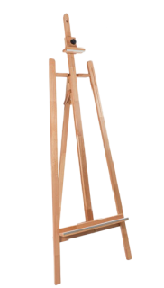 Ateliérový malířský stojan LUX 180cm bukový olejovaný