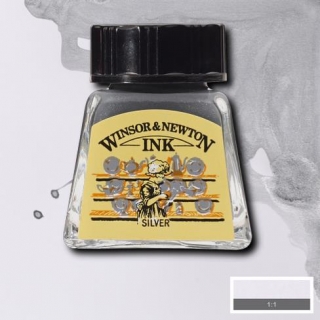 617 Silver 14ml Drawing ink Winsor and Newton