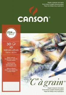 "C"a grain Dessin lepený 224g A5 30 listů Canson