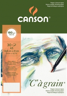"C"a grain Dessin lepený 180g A5 30 listů Canson