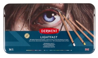 Lightfast 36ks syté pastelky na bázi oleje Derwent