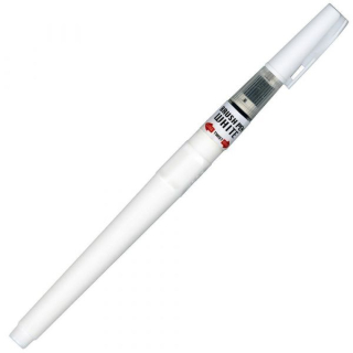 Brush pen bílý Kuretake Zig