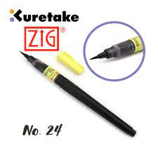 Brush pen černý č. 24 Kuretake Zig
