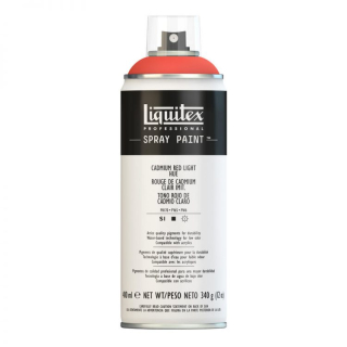 Akrylová barva ve spreji cadmium red light hue 400ml Professional Liquitex