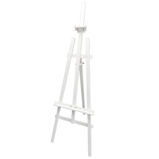 Jednoduchý lehký ateliérový stojan bílý 150cm