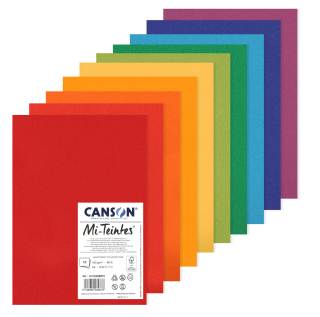 MI-TEINTES A4 zářivé barvy 160g 10 listů CANSON