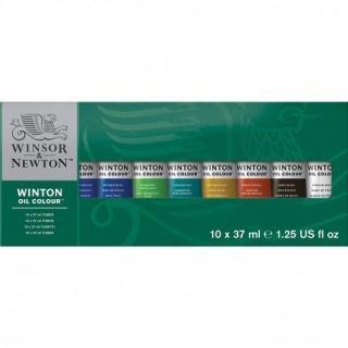 Sada olejových barev 10x37ml Winton W&N