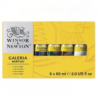 Souprava GALERIA akryl 6x60ml WINSOR & NEWTON