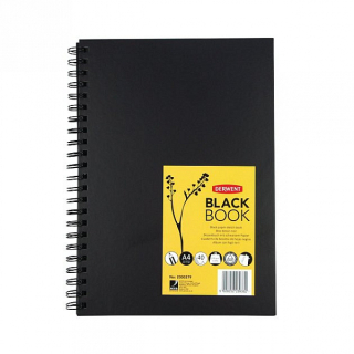 Black book A4 40 listů 200g Derwent
