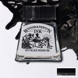 030 Black indian 14ml Drawing ink Winsor and Newton