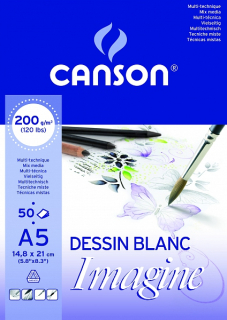 Skicák Imagine 200g/m2 A5 50 listů Canson